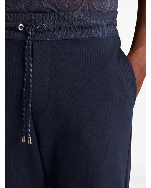 Etro Blue Sweatpants for men