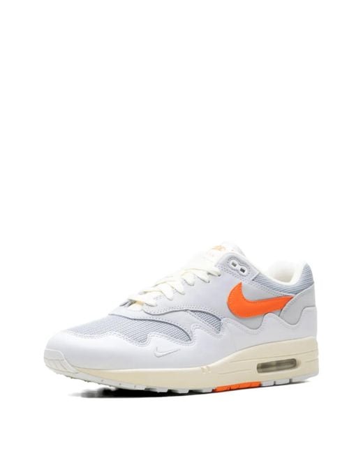 Nike White X Patta Air Max 1 Waves Sneakers for men