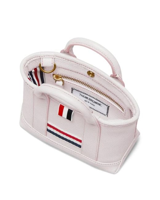 Thom Browne Pink Micro Tool Tote Bag