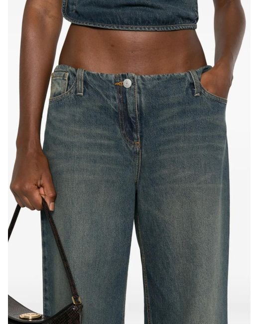 Magda Butrym Blue Five-Pocket Design Jeans