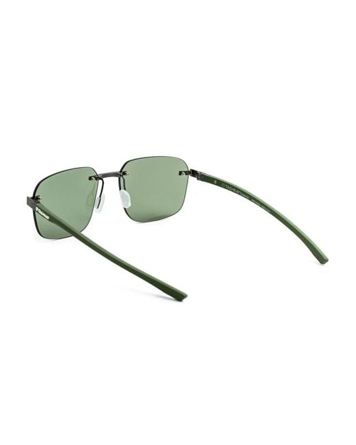 Tag Heuer Green Square-Frame Sunglasses for men