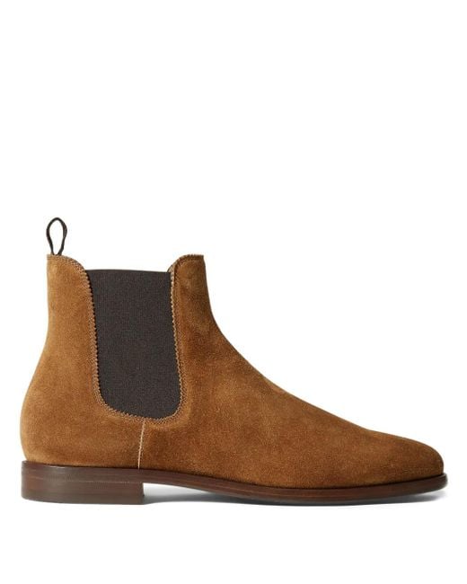 Botines con detalle de hebilla Ralph Lauren de hombre de color Brown