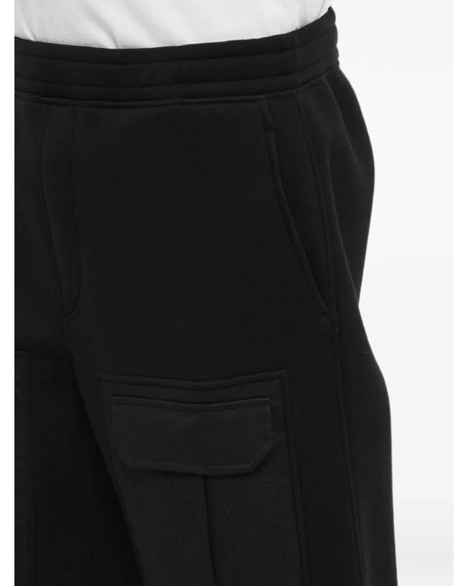 Neil Barrett Black Multiple-Pocket Track Pants for men