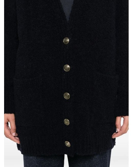 Marella Johnny Button-Up Vest in het Black