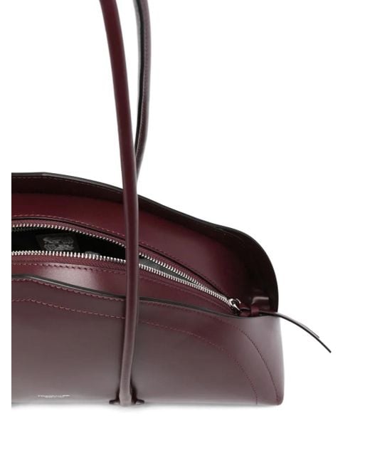 FEDERICO CINA Purple Curved Shoulder Bag