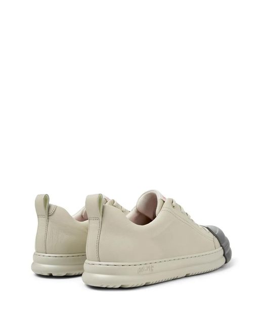 Camper White Junction Runner Leather Sneakers for men