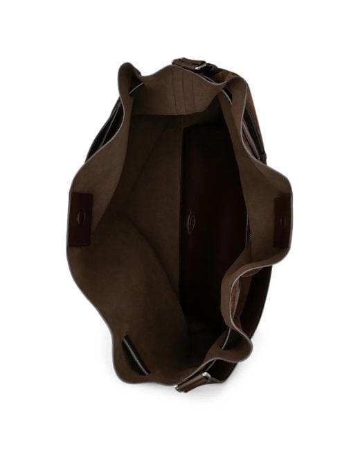 Tod's Brown Tim Suede Tote Bag for men
