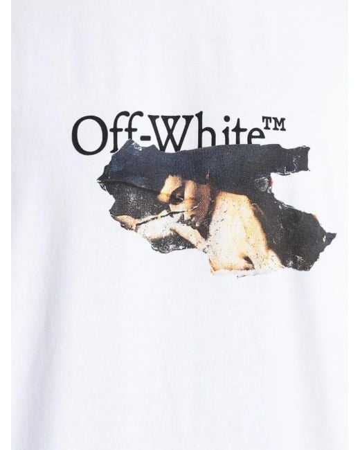 メンズ Off-White c/o Virgil Abloh グラフィック Tシャツ White