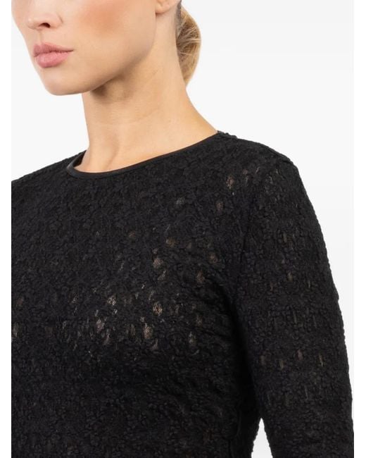 Rag & Bone Black Long-Sleeve T-Shirt