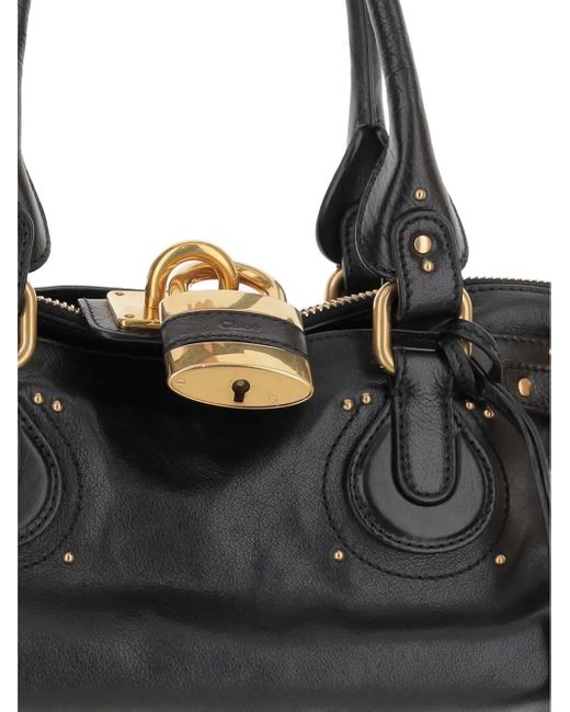 Chloé Paddington レザーバッグ Black