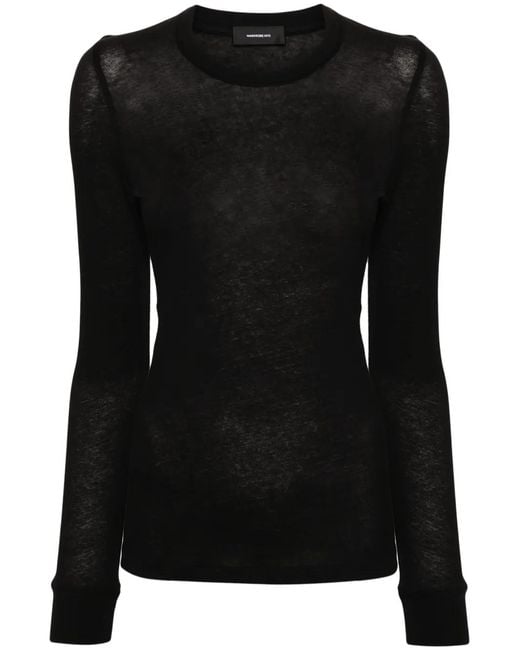 Wardrobe NYC Black Cotton T-Shirt