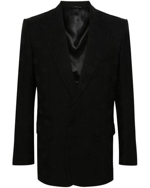 Dolce & Gabbana Black 'Monogram' Jacket for men