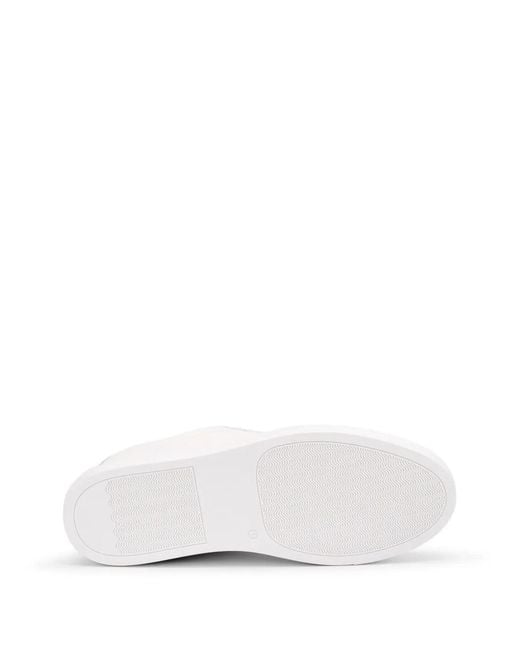 Frau White Low-Top Leather Sneakers for men