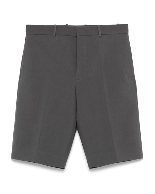 Jil Sander Wollen Shorts in het Gray voor heren