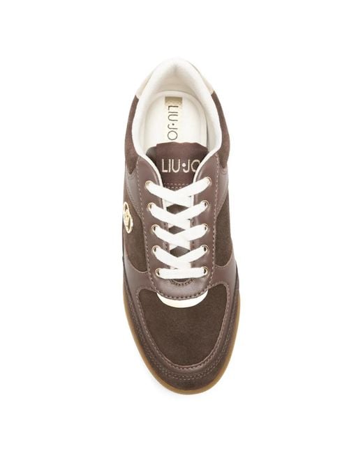 Liu Jo Brown Lewis 01 Logo Sneakers