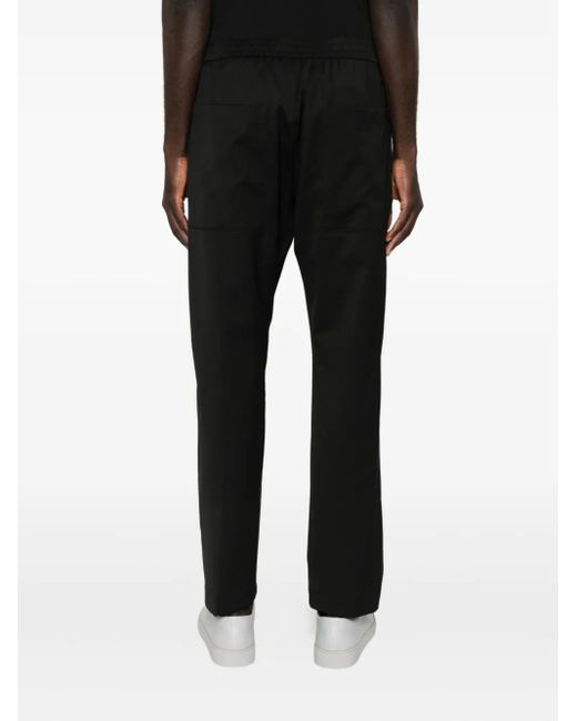 Pantalones con cinturilla elástica Barena de hombre de color Black