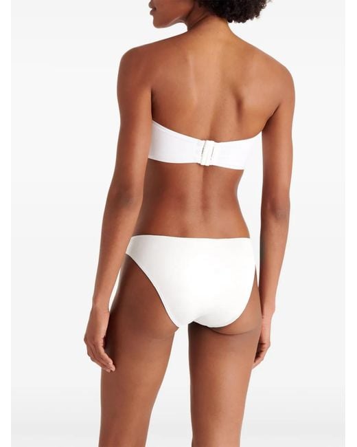Eres White Bas De Bikini Fripon À Taille Basse