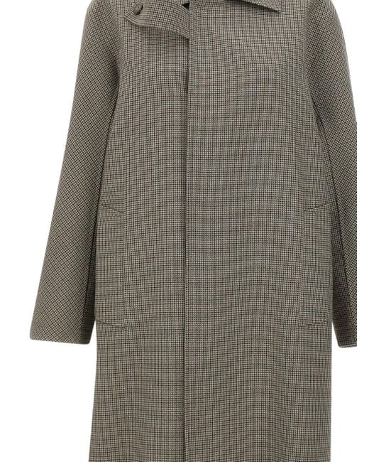 Seafarer Gray Poppy Mantel mit Hahnentrittmuster