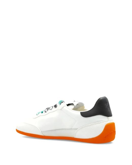 Palm Angels White Palm Tree Lace-Up Sneakers