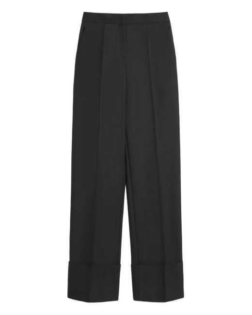 Valentino Garavani Black Pleated Trousers