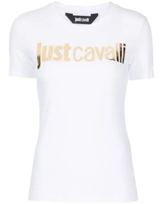 Just Cavalli White T-shirts And Polos