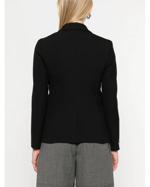 Peserico Black Double-Face Blazer