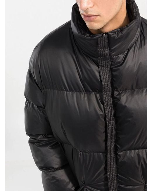 Valentino Garavani Black Reversible Rockstud Puffer Jacket for men