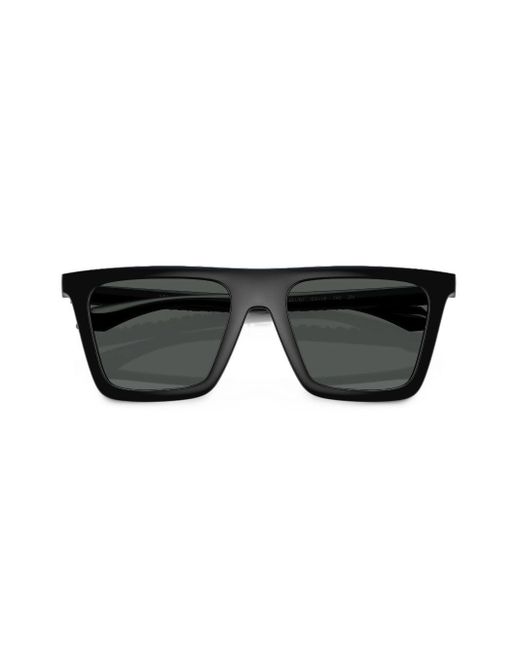 Versace Black Greca Square-frame Sunglasses for men