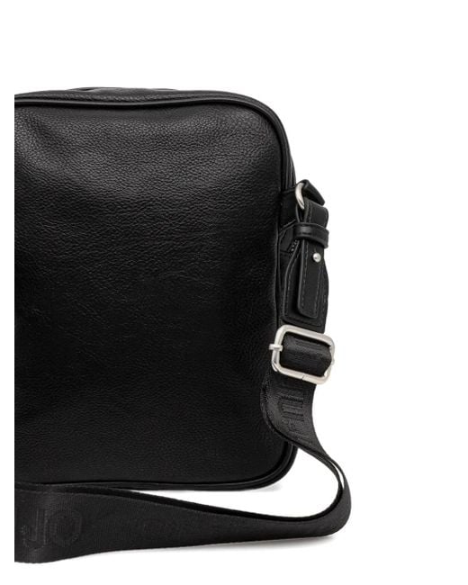 Borsa Messenger Con Zip E Logo di Liu Jo in Black da Uomo