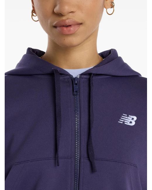 New Balance Blue Stripe Zip Jacket