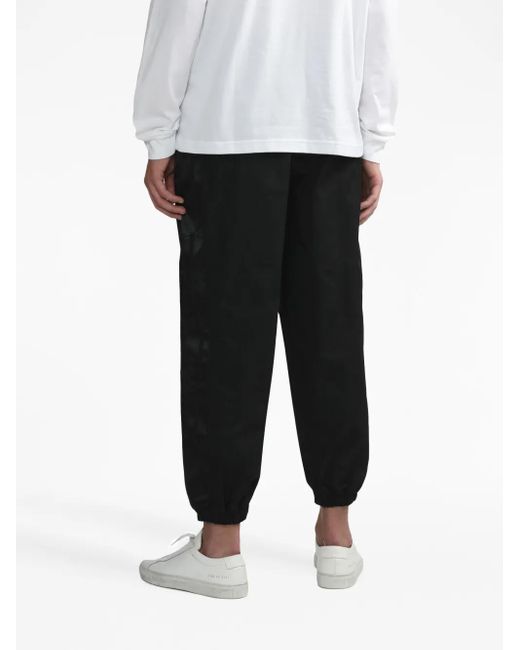 Junya Watanabe Black Panelled Tapered Trousers for men