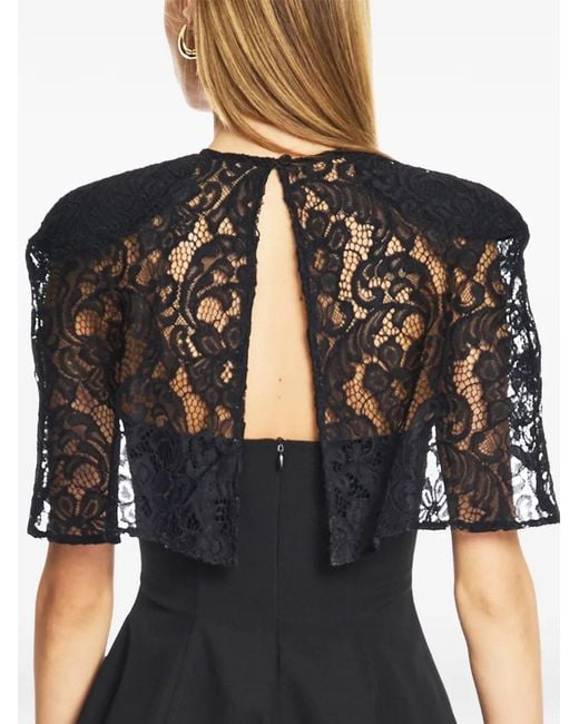 Axel 113 Black Nova Lace Strapless Mini Dress