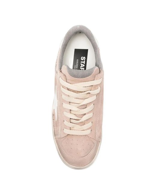 Golden Goose Deluxe Brand White Stardan Suede Sneakers