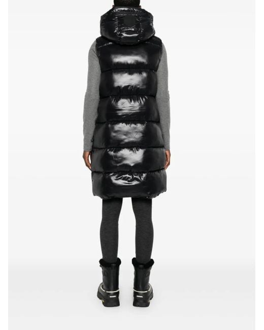 Save The Duck Black Hooded Zip-Up Jacket