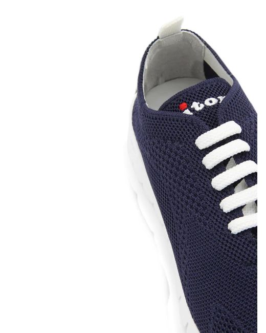 Kiton Blue Fits Low-Top Sneakers for men