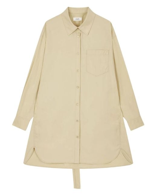 Studio Tomboy X Natural Longline Button-Up Shirtdress