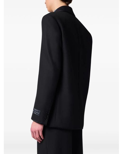 Blazer De Vestir Con Solapas De Esmoquin MSGM de hombre de color Blue