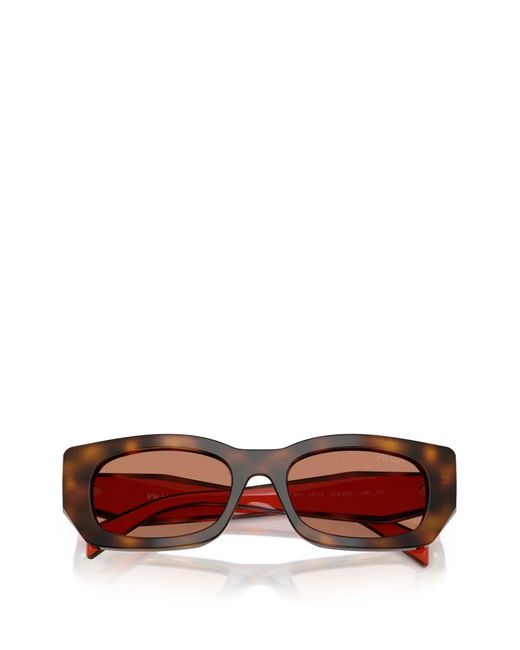 Prada Pink Geometric-Frame Sunglasses