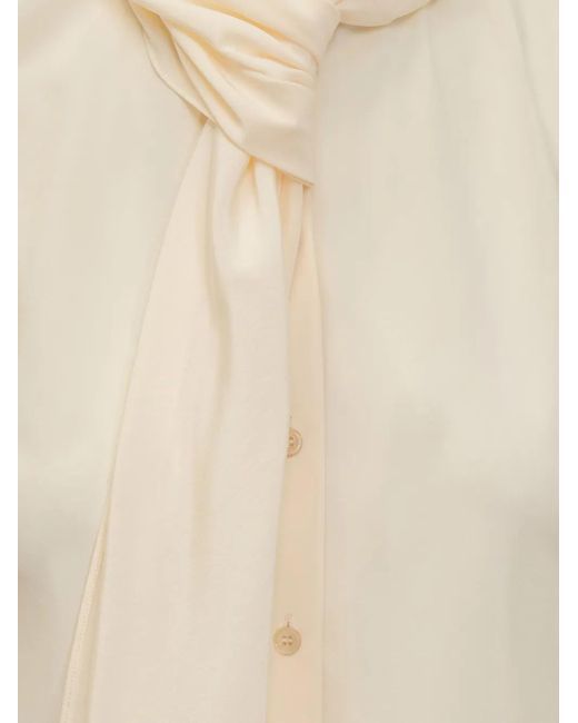 Alberta Ferretti Natural Tops