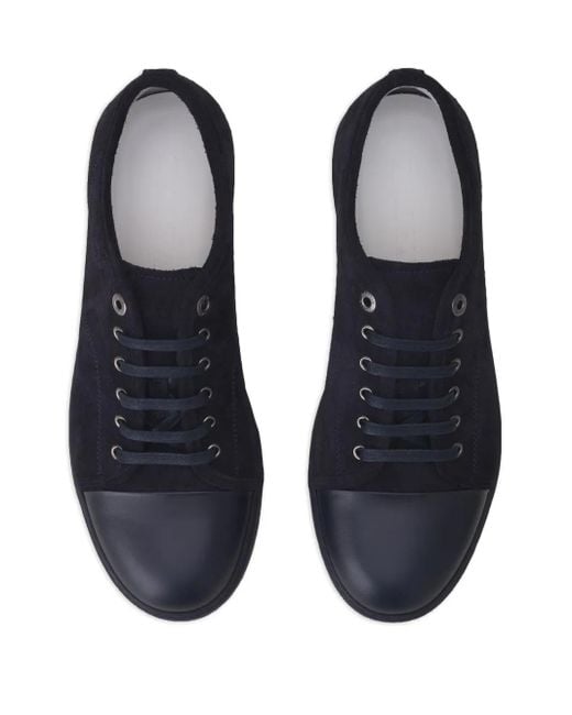 Baskets En Daim À Bout Contrastant Lanvin pour homme en coloris Blue