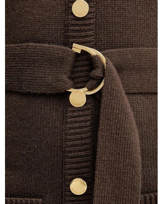 Guess Brown Belted Mini Dress