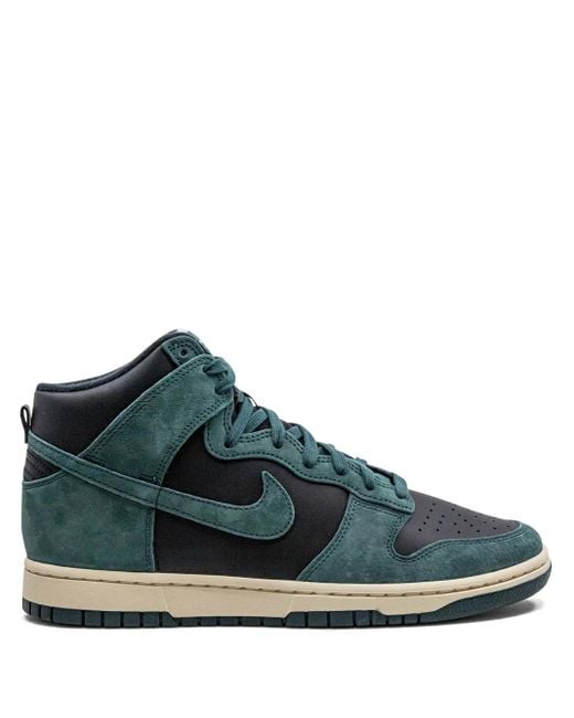 Nike Green Dunk High Retro Premium Shoes for men