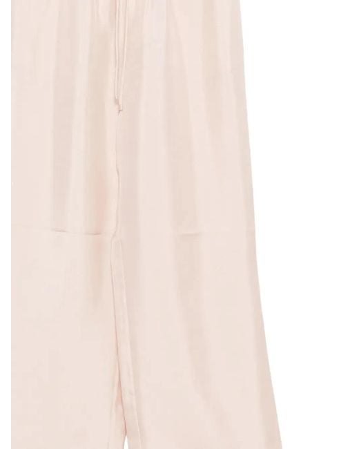 Rohe Pink Drawstring-Fastening Trousers