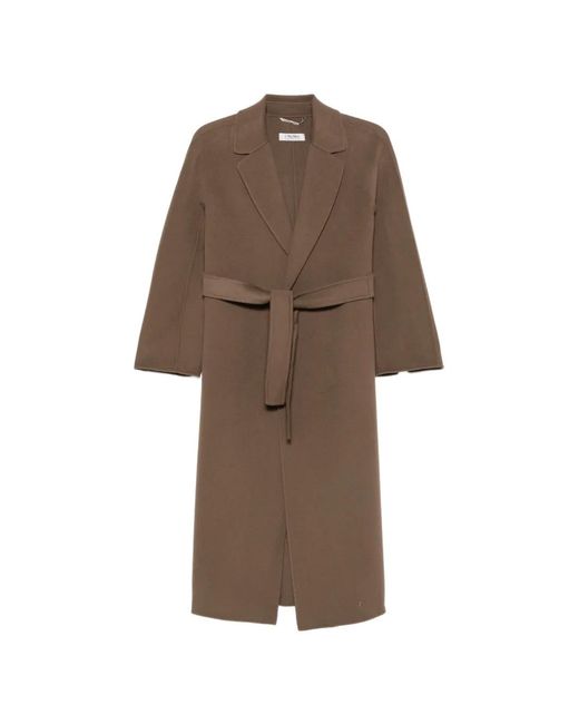 Abrigo Esturia Con Cinturón Max Mara de color Brown