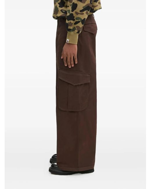 メンズ KENZO カーゴパンツ Brown