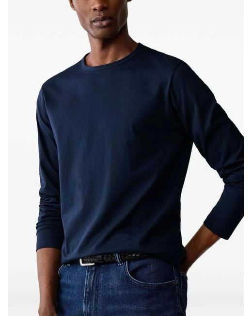 Hackett Blue Long-Sleeve T-Shirt for men