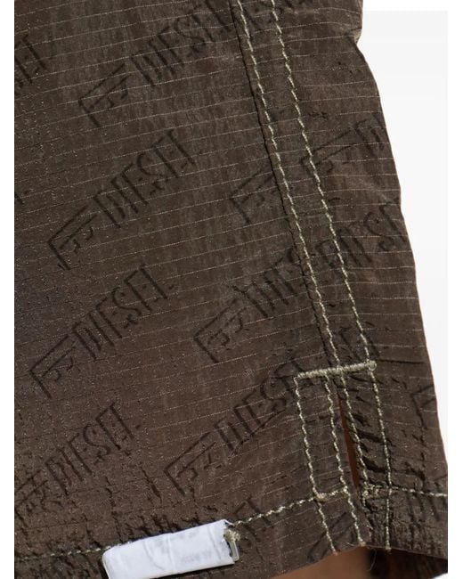 DIESEL Gray Sport-41-Utlt Swim Shorts for men