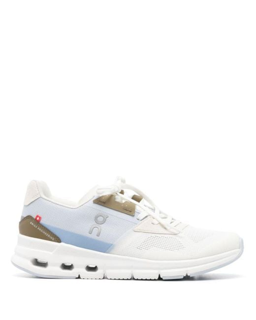 On Shoes White Cloudrift Panelled-design Sneakers