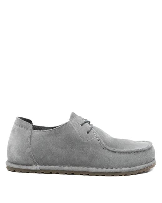 Birkenstock Gray Utti Lace-Up Shoes for men