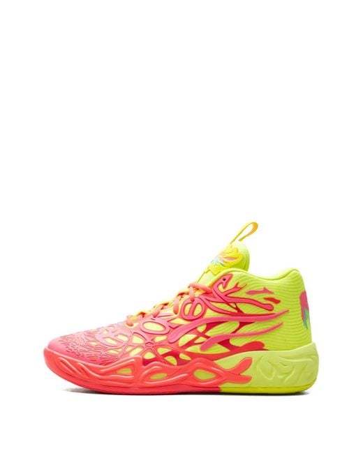 PUMA Yellow Lamelo Ball Mb.04 Love Sneakers for men